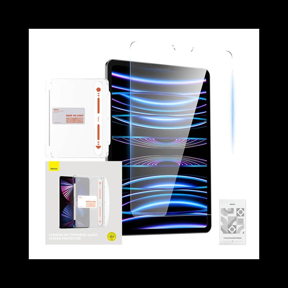 Baseus Apple Sticlă temperată iPad Pro 12.9 2018/2020/2021/2022 (generația a 3-a, a 4-a, a 5-a și a 6-a) - 1