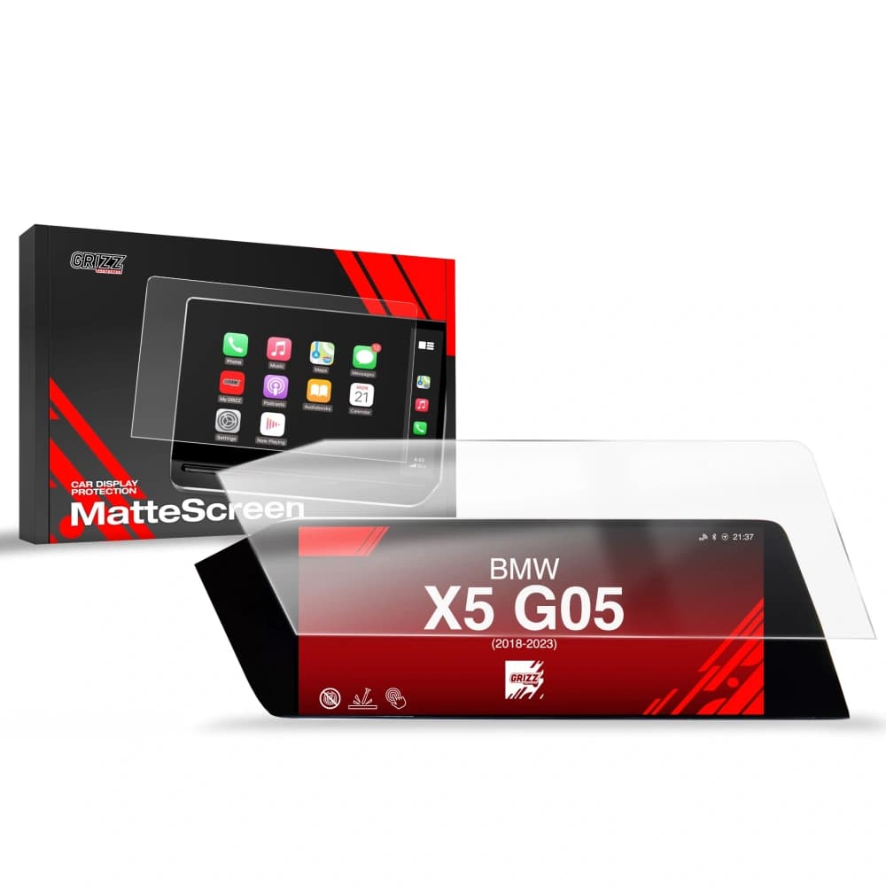Matte GrizzGlass CarDisplay Protection BMW X5 G05 12,3" 2018-2023 - 1