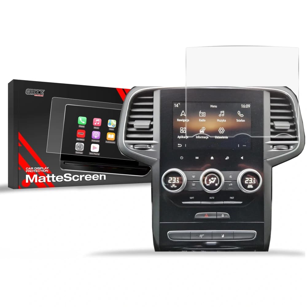 Matte GrizzGlass CarDisplay Protection Renault Megane (2020-2024) - 1