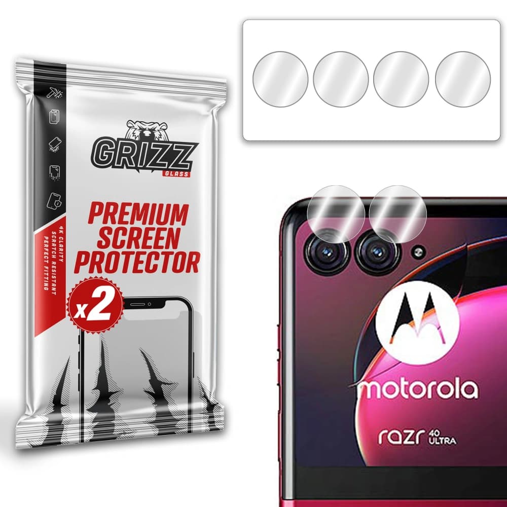 Szkło na aparat GrizzGlass HybridGlass Camera do Motorola Razr 40 Ultra - 1