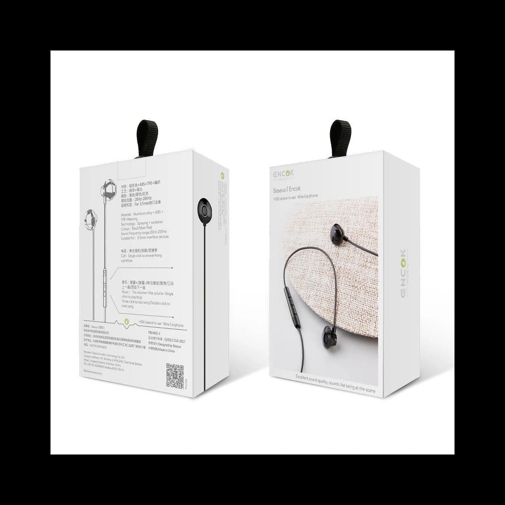 Fülhallgató Baseus Encok H06 - fekete - 6