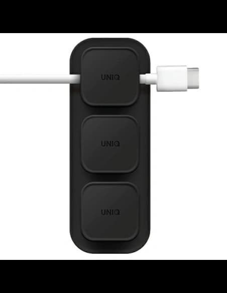 UNIQ Pod Mag to cables + base charcoal dark grey