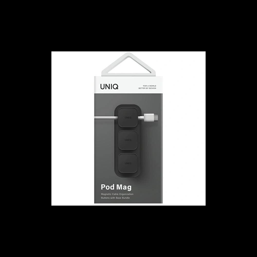UNIQ Pod Mag to cables + base charcoal dark grey - 4