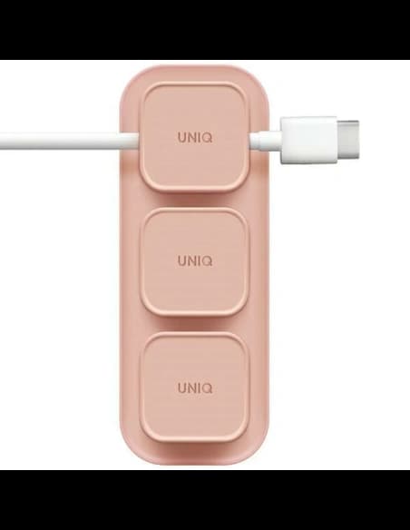 UNIQ Pod Mag to cables + base blush pink