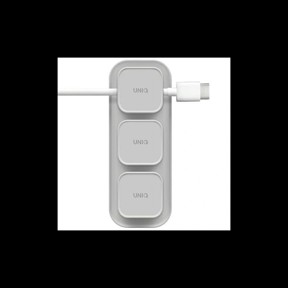 UNIQ Pod Mag to cables + base chalk grey - 1