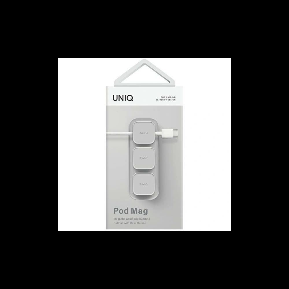 UNIQ Pod Mag to cables + base chalk grey - 4