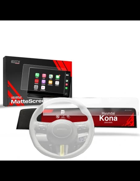 Matte GrizzGlass CarDisplay Protection Hyundai Kona 2023-2025
