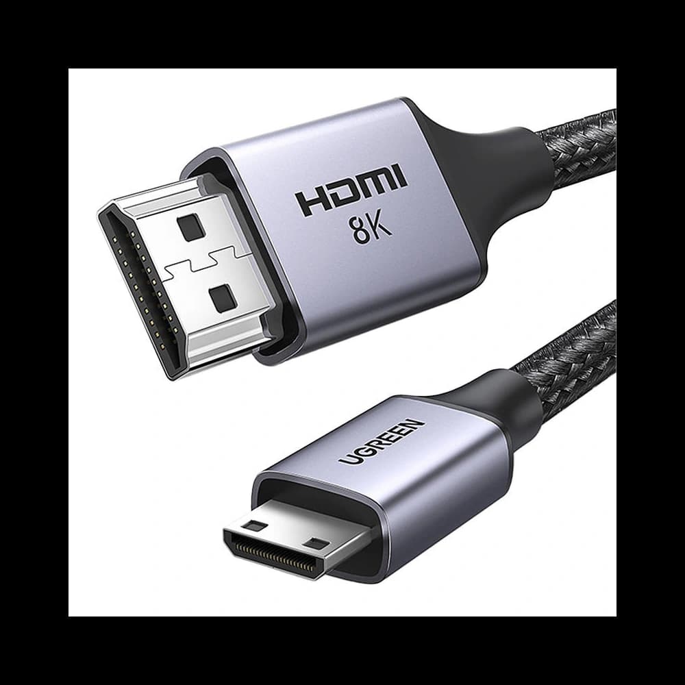 UGREEN HD163 1m mini HDMI - HDMI 8K kábel (fekete) - 1