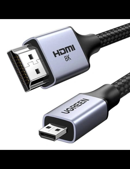 Micro HDMI - HDMI Kabel 8K UGREEN HD164 1m (schwarz)