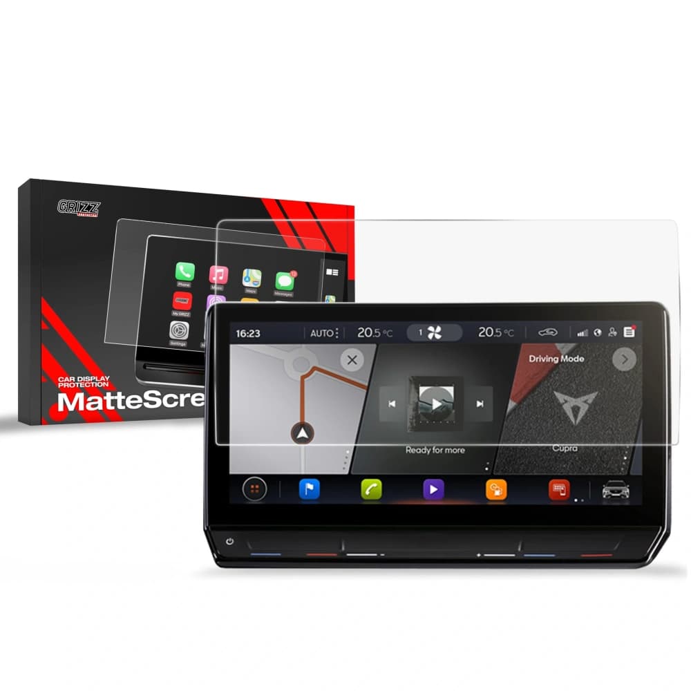 Matte GrizzGlass CarDisplay Protection Cupra Leon 12" (2020-2024) - 1