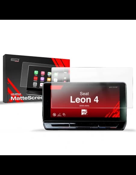 Matte GrizzGlass CarDisplay Protection Seat Leon 4 10" (2020-2024)