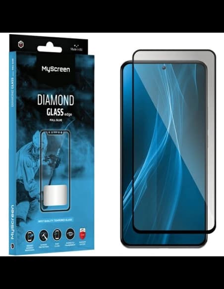 OnePlus MyScreen Diamond Glass Edge FG 10T Full Glue negru / negru sticlă temperată