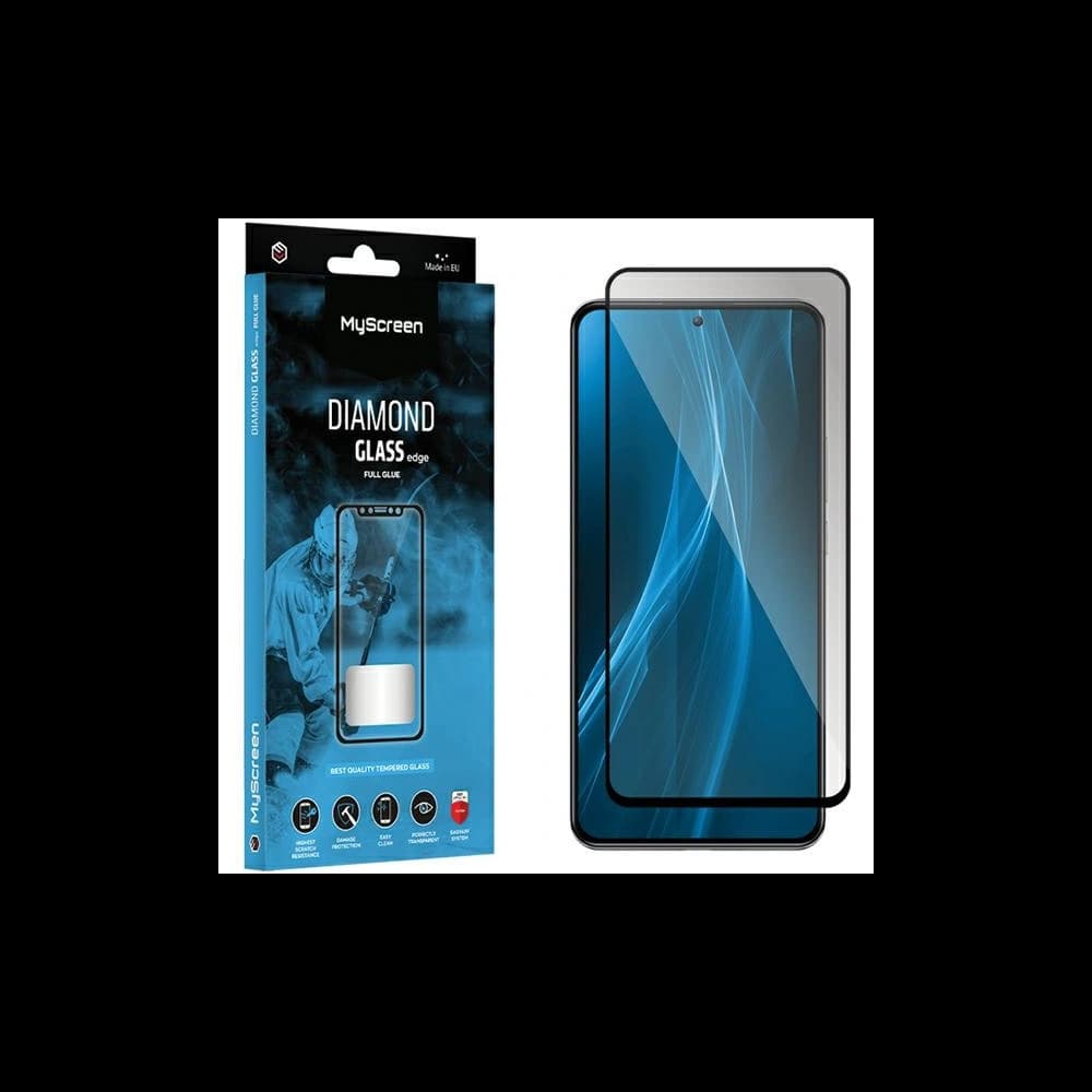 OnePlus MyScreen Diamond Glass Edge FG 10T Full Glue negru / negru sticlă temperată - 1