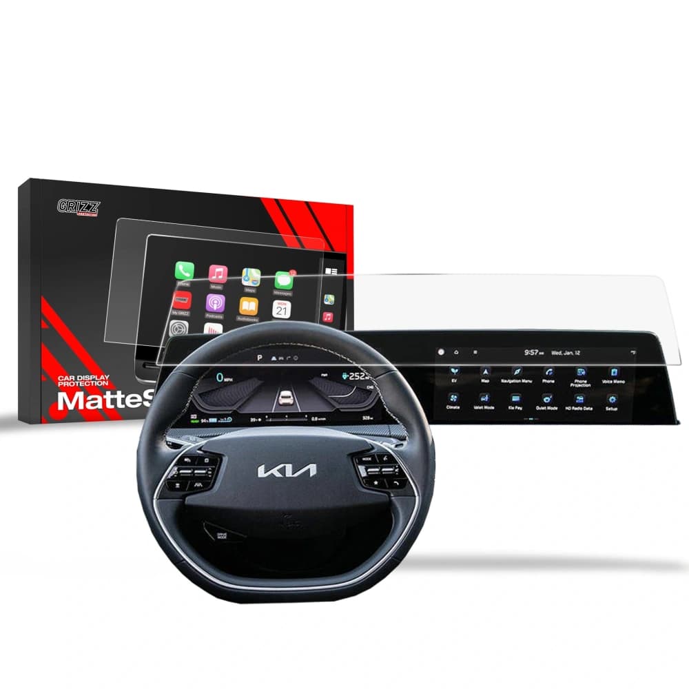 Matte GrizzGlass CarDisplay Protection Kia EV6 2021-2024 - 1