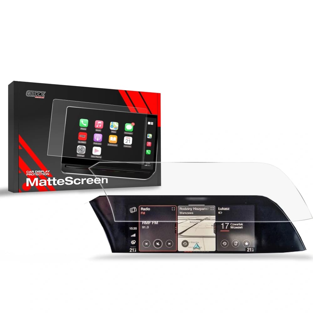 Matte GrizzGlass CarDisplay Protection Alfa Romeo Stelvio 2016-2024 - 1