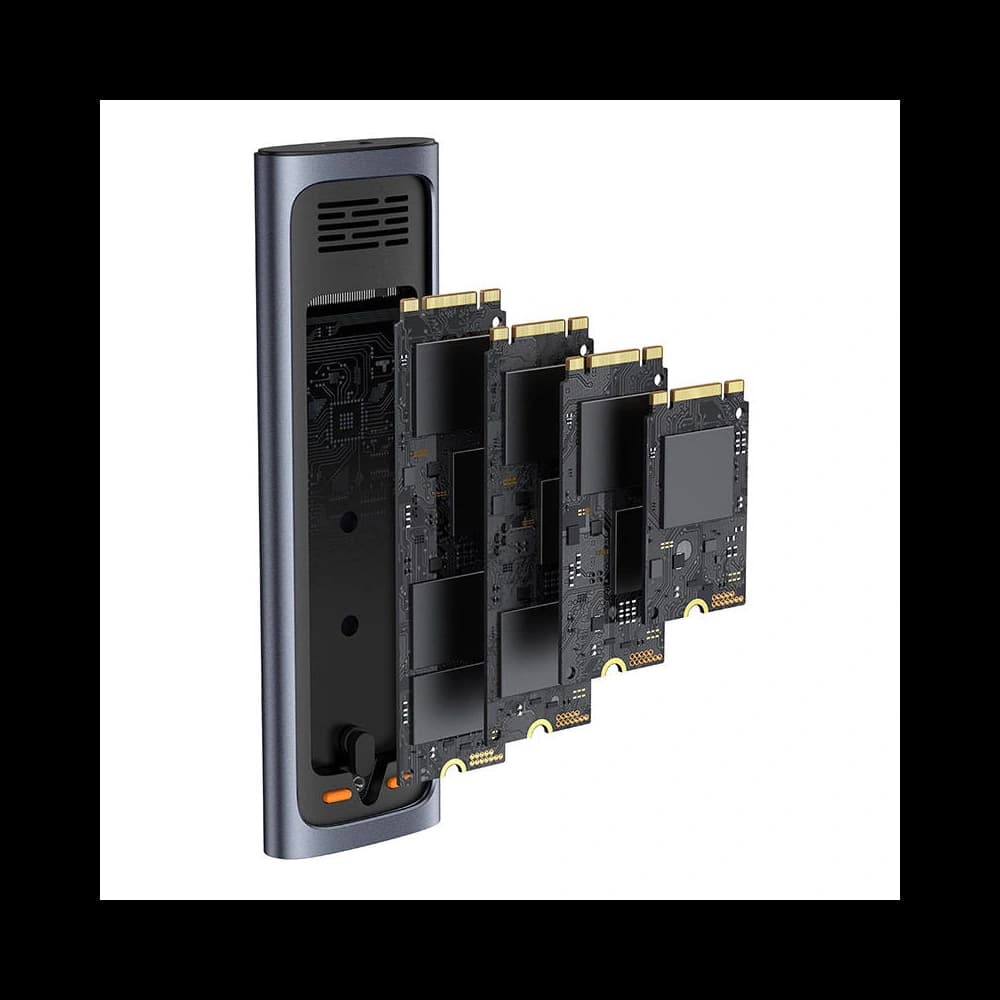 Obal disku Baseus BS-OH155 FlyJoy M.2 NVMe / SATA (šedý) - 6