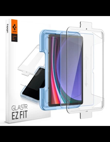 Gehärtetes Glas Spigen GLAS.tR ez Fit Samsung Galaxy Tab S9 / S9 FE / S10 FE / S10 Lite Klar