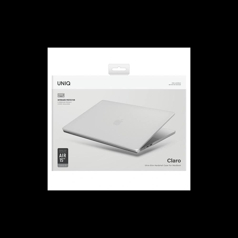 Etui UNIQ Claro Apple MacBook Air 15 2023 átlátszó/dove matt átlátszó - 3
