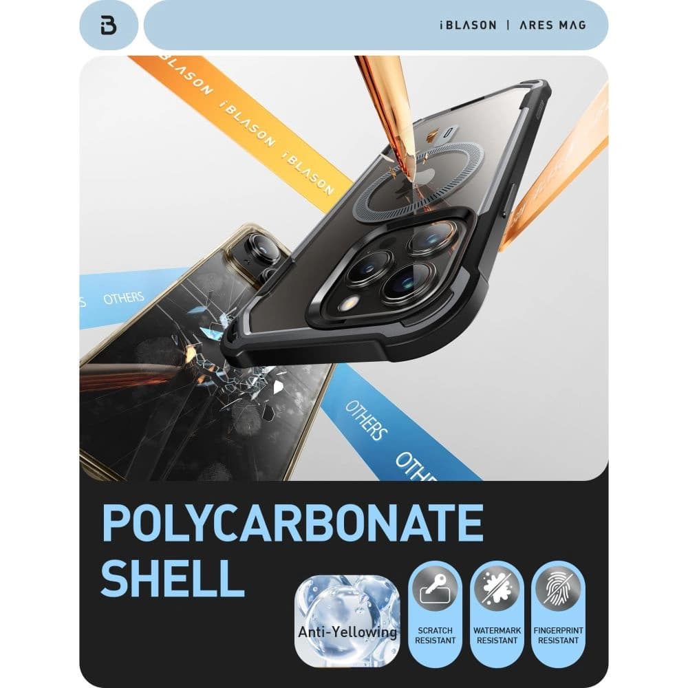 Etui Supcase IBLSN Ares Mag MagSafe Apple iPhone 15 Pro Max černé - 6