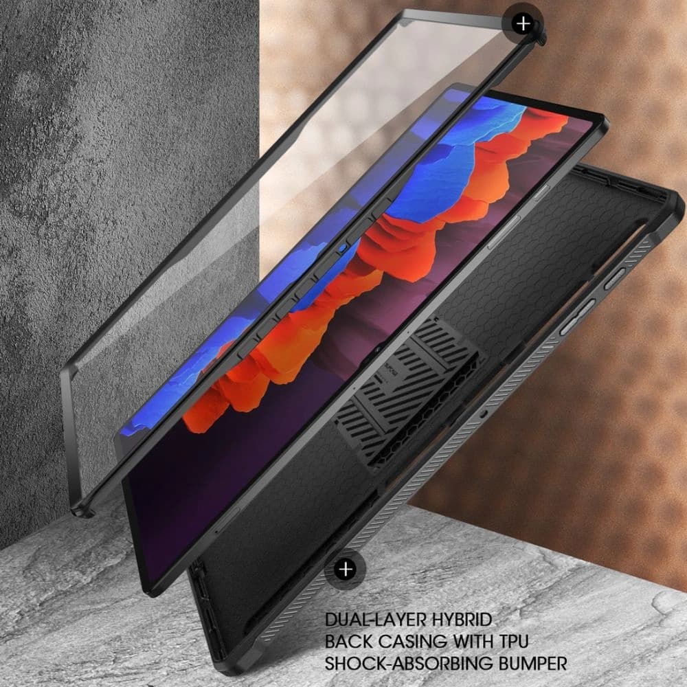 Supcase Samsung Husă Unicorn Beetle Pro Galaxy Tab S8 Ultra / S9 Ultra / S10 Ultra 14.6 Negru - 4