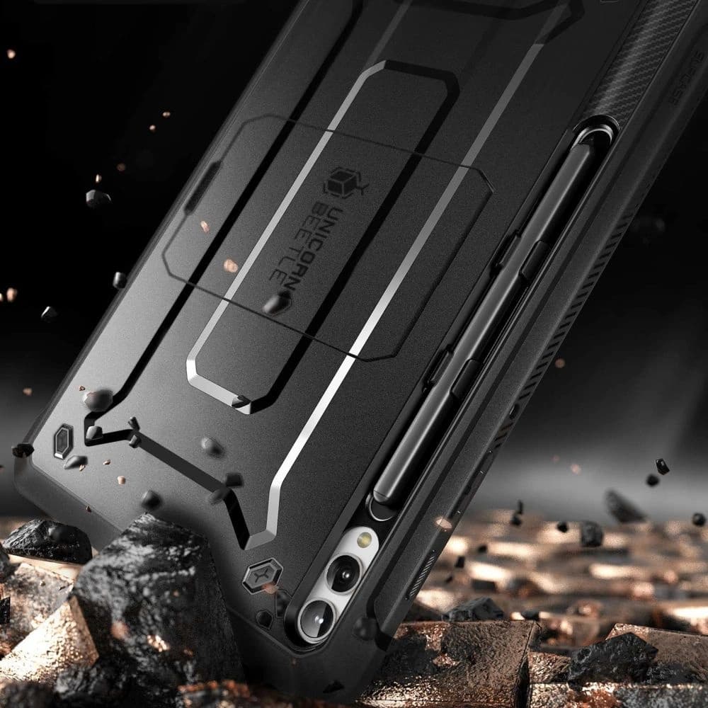 Case Supcase Unicorn Beetle Pro Samsung Galaxy Tab S9+ Plus / S10+ Plus 12.4 Schwarz - 6