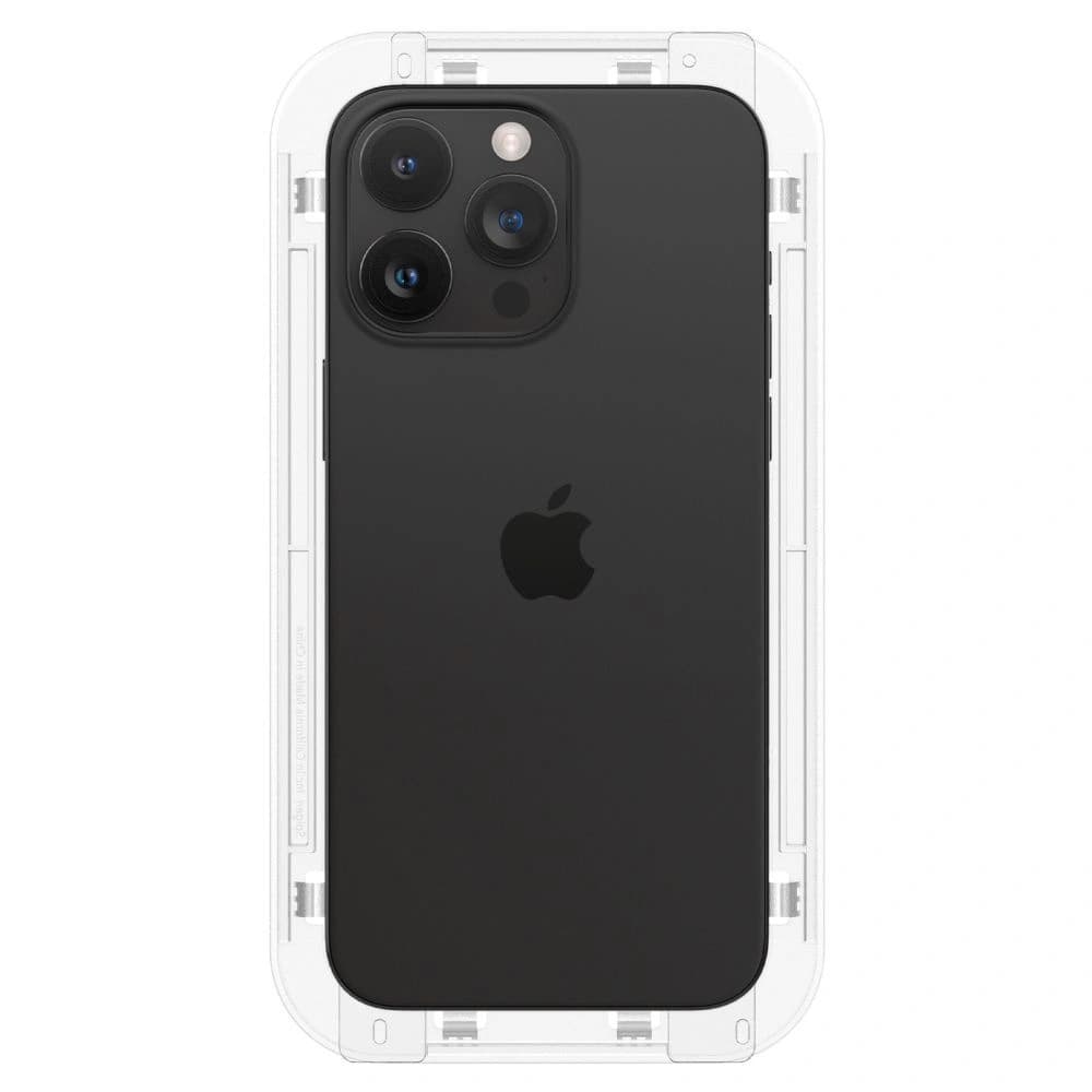 Spigen Apple Sticlă temperată GLAS.tR ez Fit FC iPhone 15 Pro negru - 7