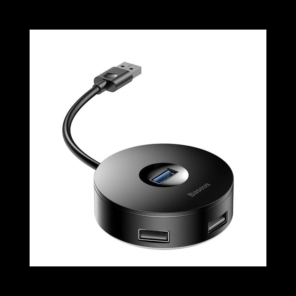 Baseus Hub 4in1 USB 3.0 + 3x USB 2.0 15cm Black - 4