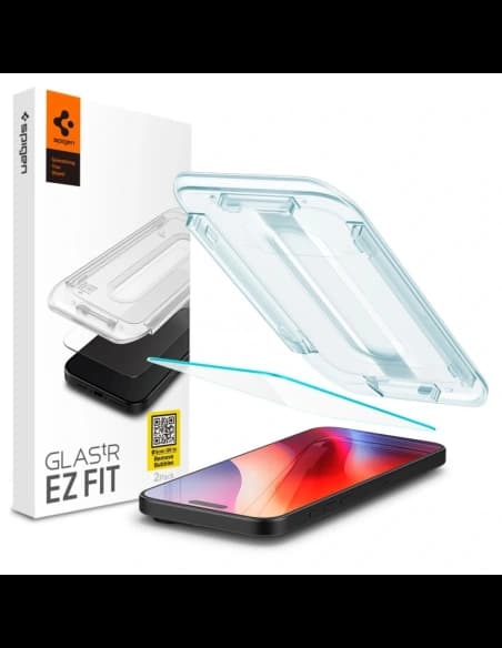 Spigen GLAS.tR ez Fit Apple iPhone 15 / 16 Clar