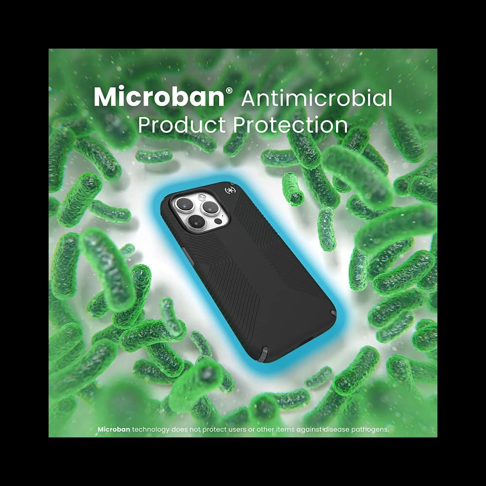 Speck Presidio2 Grip Apple iPhone 15 Pro (Black/Slate Grey/White) - 7