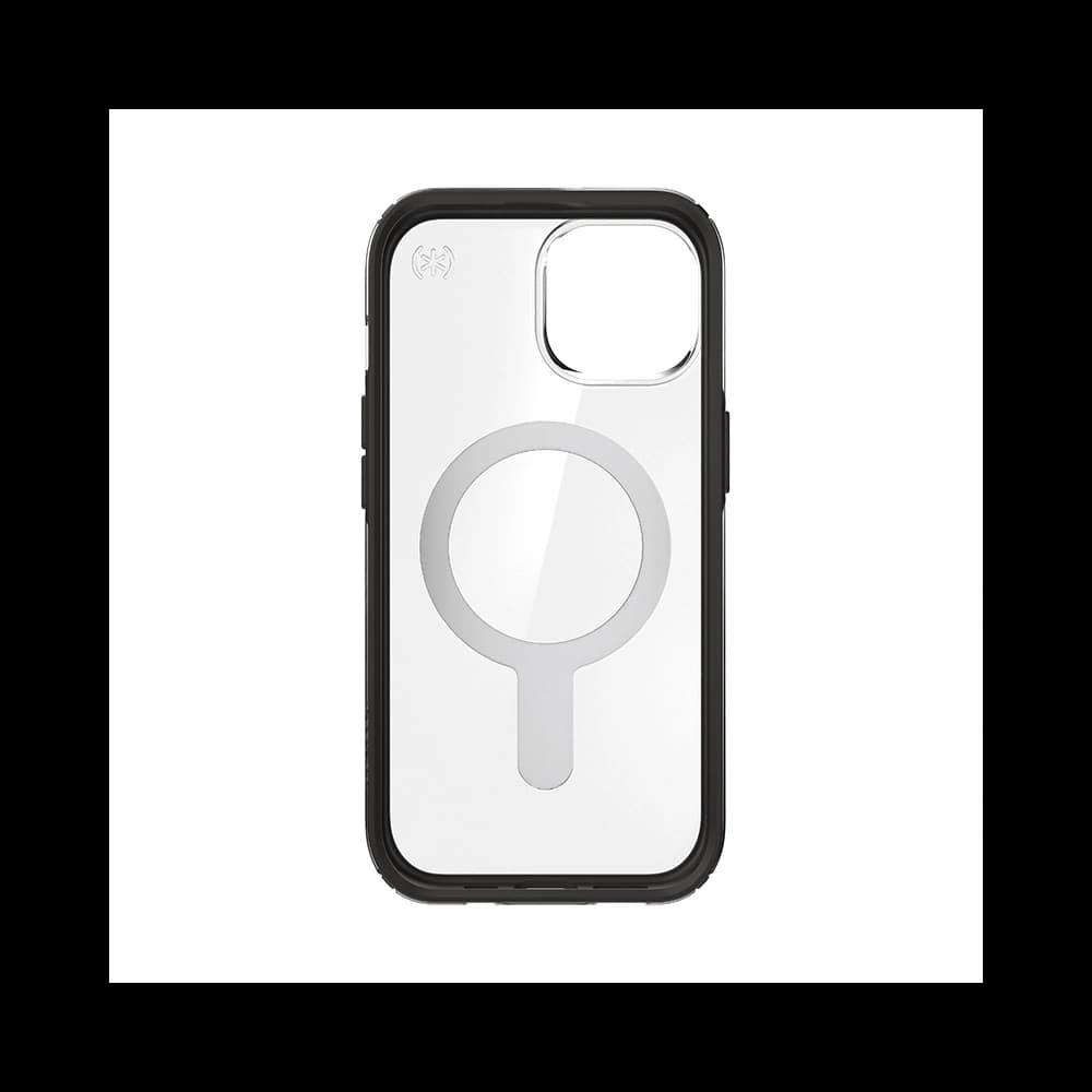 Speck Apple Carcasă Presidio Perfect-Clear ClickLock MagSafe iPhone 15 (transparent/negru glazurat/gri) - 5