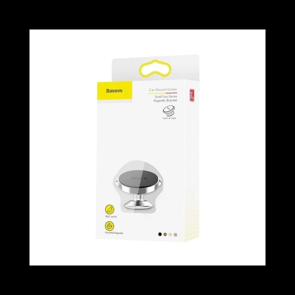 Magnetický držák do auta na palubní desku Baseus - stříbrný - 7
