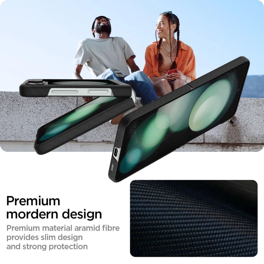 Etui Spigen Airskin Pro Samsung Galaxy Z Flip5 Fekete - 8