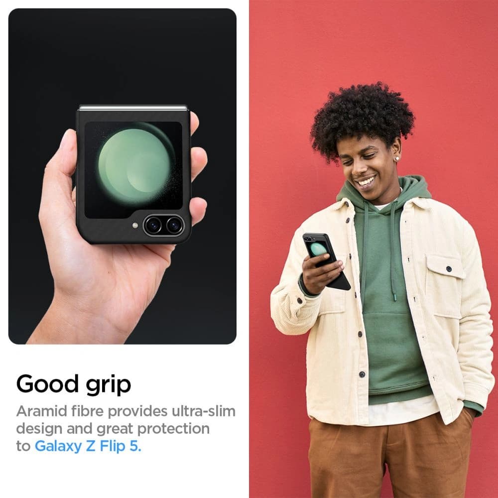 Etui Spigen Airskin Pro Samsung Galaxy Z Flip5 Fekete - 10