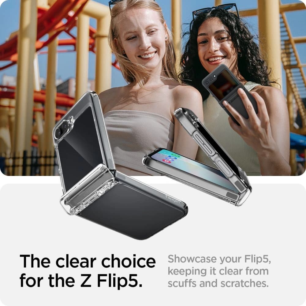 Etui Spigen Thin Fit Pro Samsung Galaxy Z Flip5 Átlátszó - 14