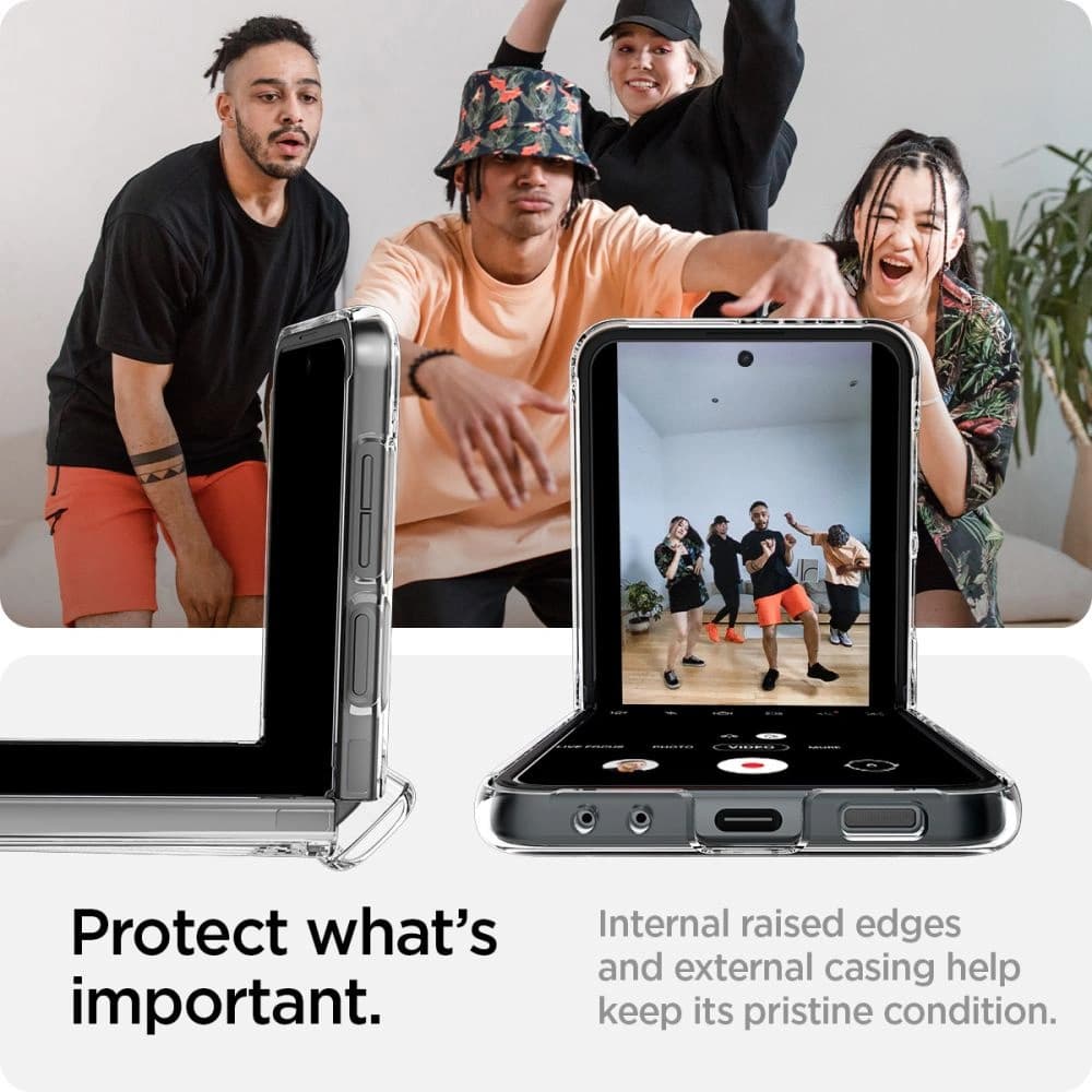 Etui Spigen Thin Fit Pro Samsung Galaxy Z Flip5 Átlátszó - 15