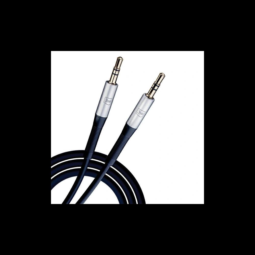 3MK AUX cable jack 3.5mm / jack 3.5mm 1m - 2