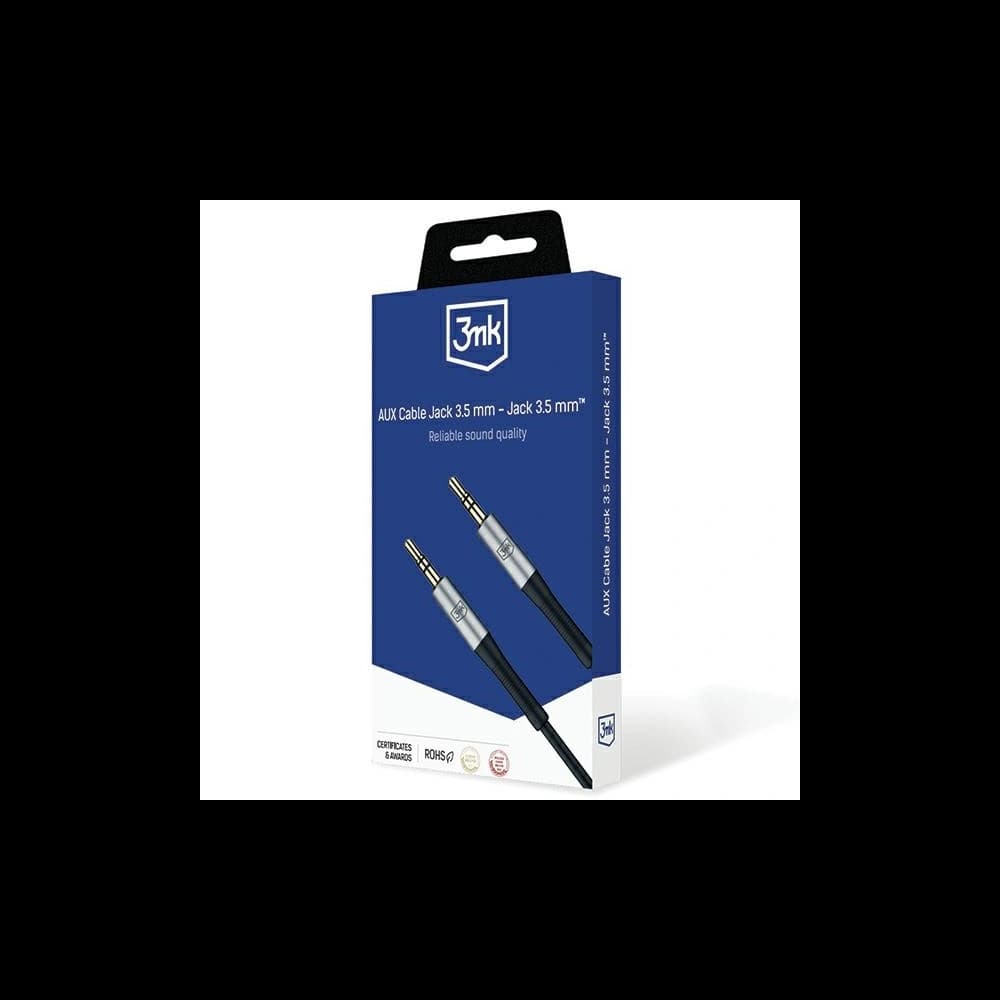 3MK AUX cable jack 3.5mm / jack 3.5mm 1m - 10