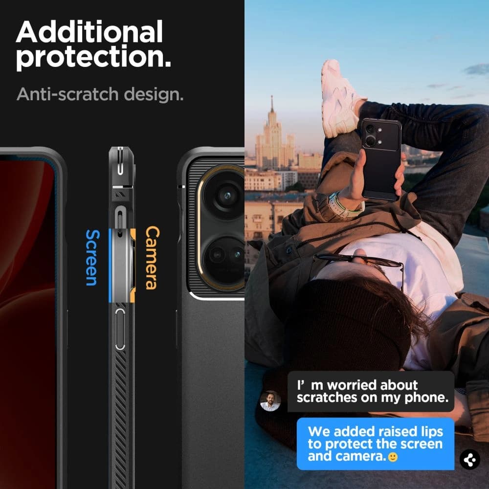 Case Spigen Rugged Armor OnePlus Nord 3 5G Matt Schwarz - 12