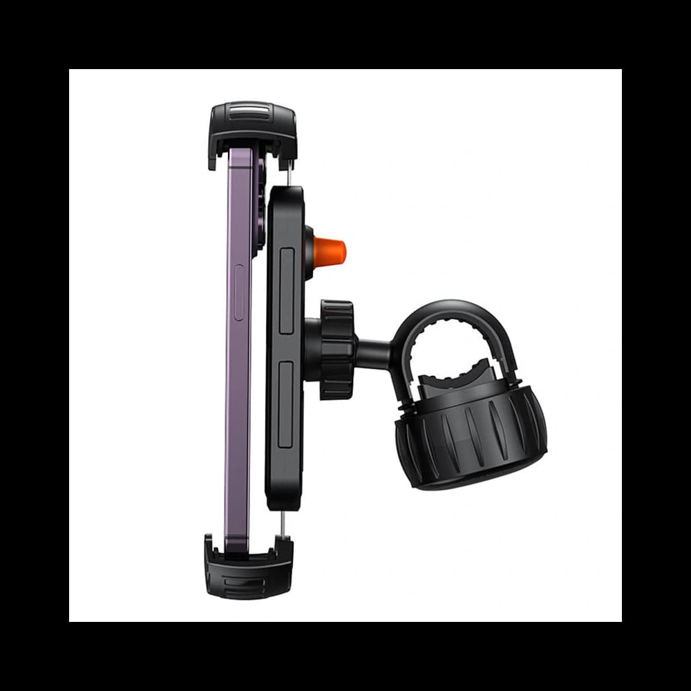 Baseus Suport pentru biciclete QuickGo pentru telefoane de la 5,7 inch la 7,2 inch (negru) - 5