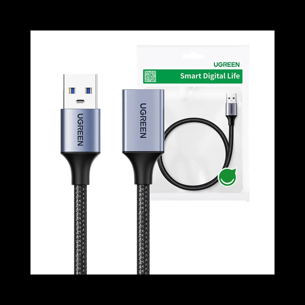 Kabel UGREEN US115 prodlužka USB-A 3.0, 5m (černý) - 1