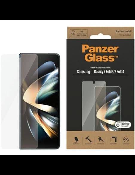 PanzerGlass Classic Fit Samsung Galaxy Z Fold5 / Fold4 Screen Protection Antibacterial