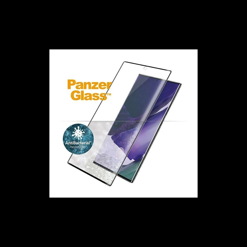 Tvrzené sklo PanzerGlass Curved Super+ Samsung Galaxy Note 20 Ultra Case Friendly Finger Print AntiBacterial černé - 2
