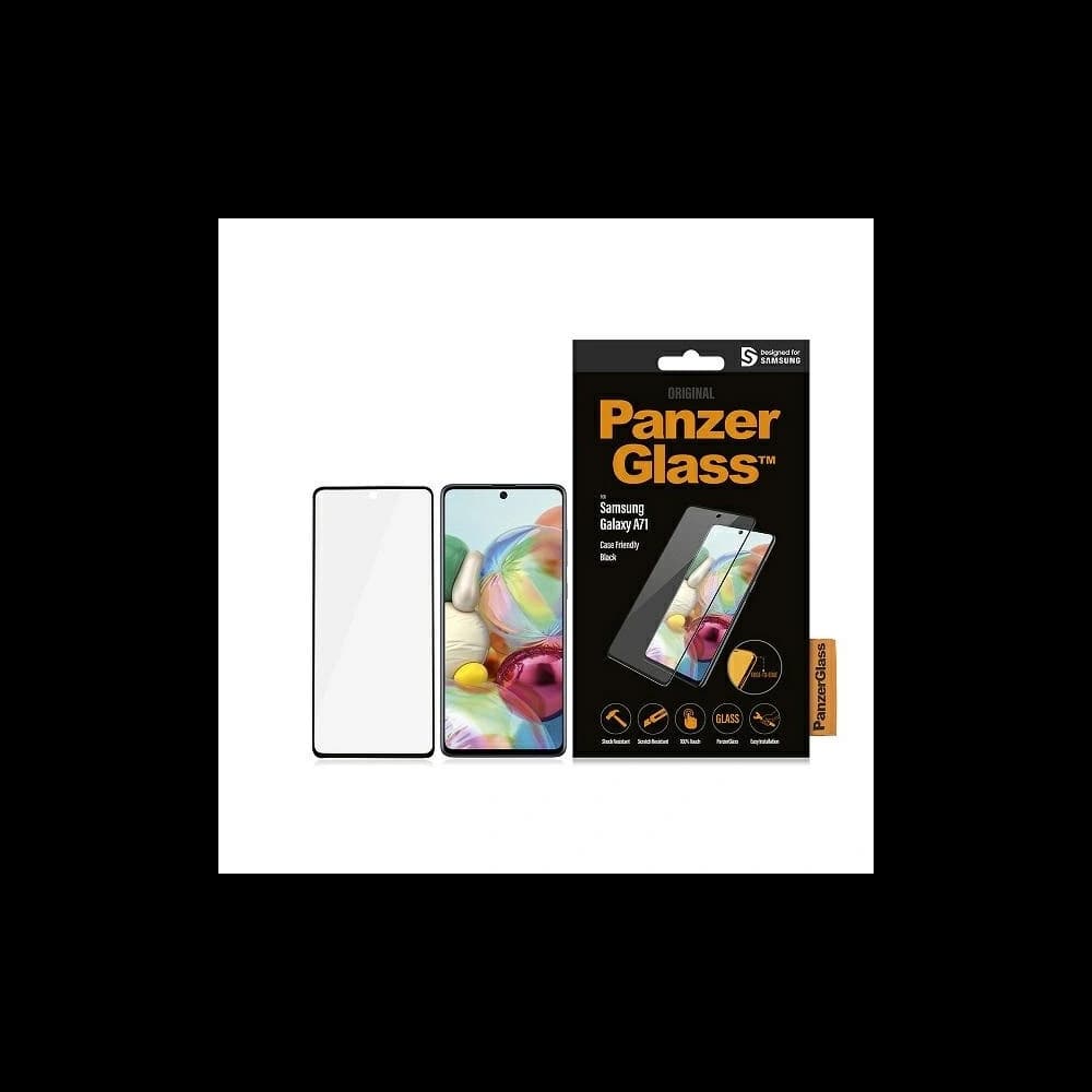 PanzerGlass Samsung Sticlă temperată E2E Regular Galaxy A71 Caz Friendly negru - 1