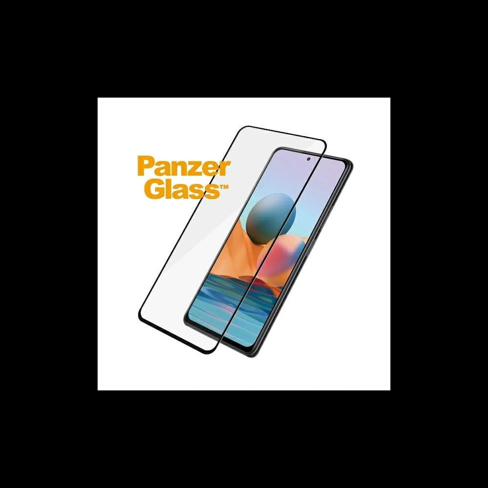 Gehärtetes Glas PanzerGlass E2E Regular Xiaomi Redmi Note 10 Pro / 10 Pro Max / Mi 11i / Poco F3 Case Friendly schwarz - 2