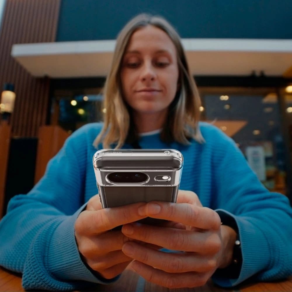 Case Spigen Ultra Hybrid Google Pixel 8 Crystal Clear - 15