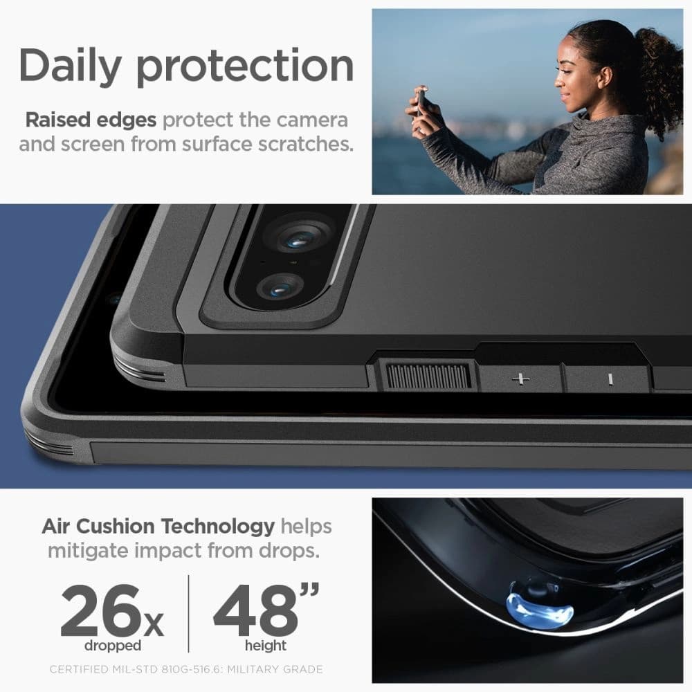 Etui Spigen Tough Armor Google Pixel 8 Pro Fekete - 13