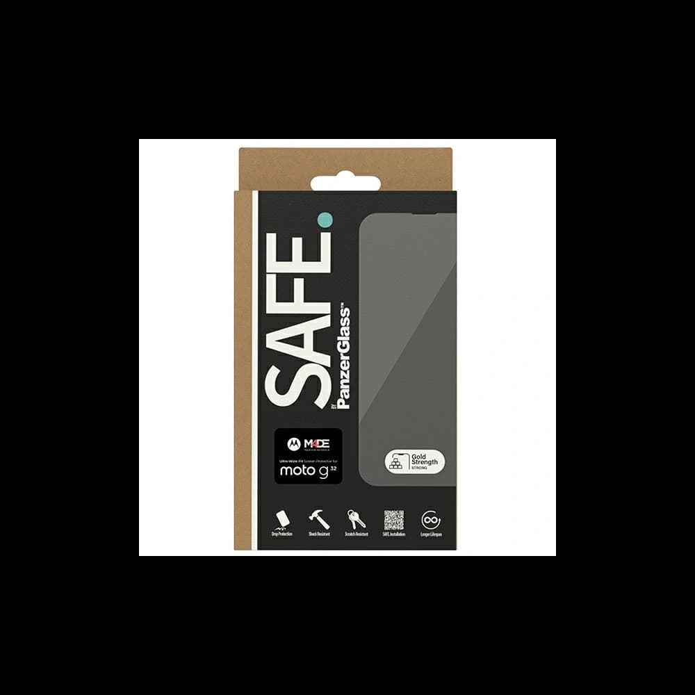 Tvrzené sklo SAFE od PanzerGlass pro Motorola Moto G32 Ochrana obrazovky Ultra-Wide Fit - 5