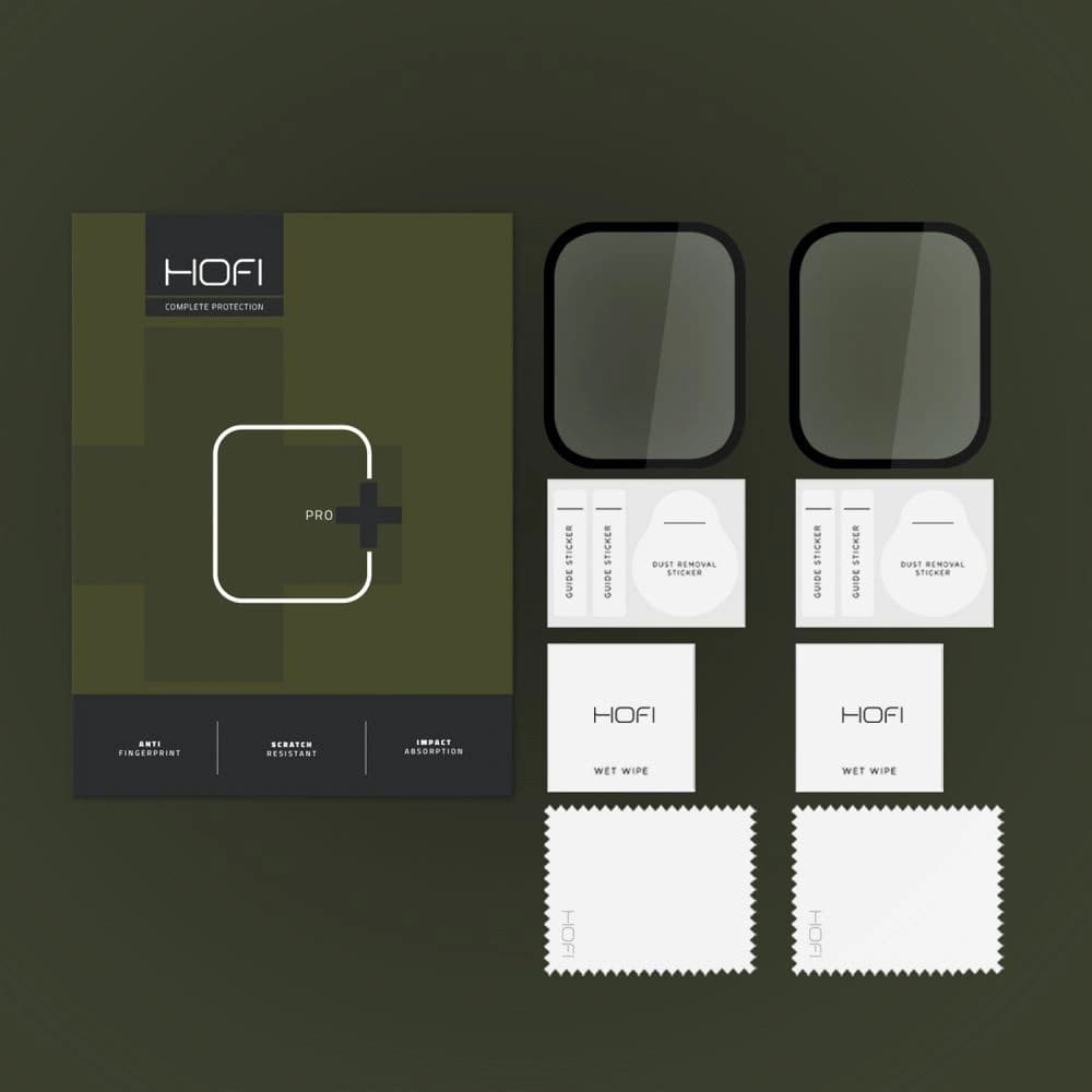 Hofi Sticlă hibridă Hybrid Pro+ Amazfit Bip 5 negru [2 PACK] - 2