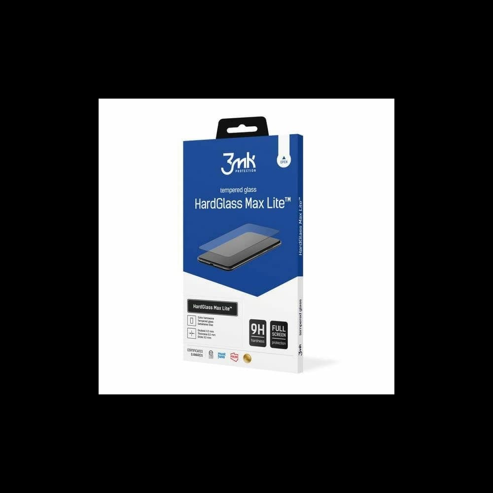 3MK Sticlă temperată HardGlass Max Lite Motorola Moto G14 negru/negru - 1