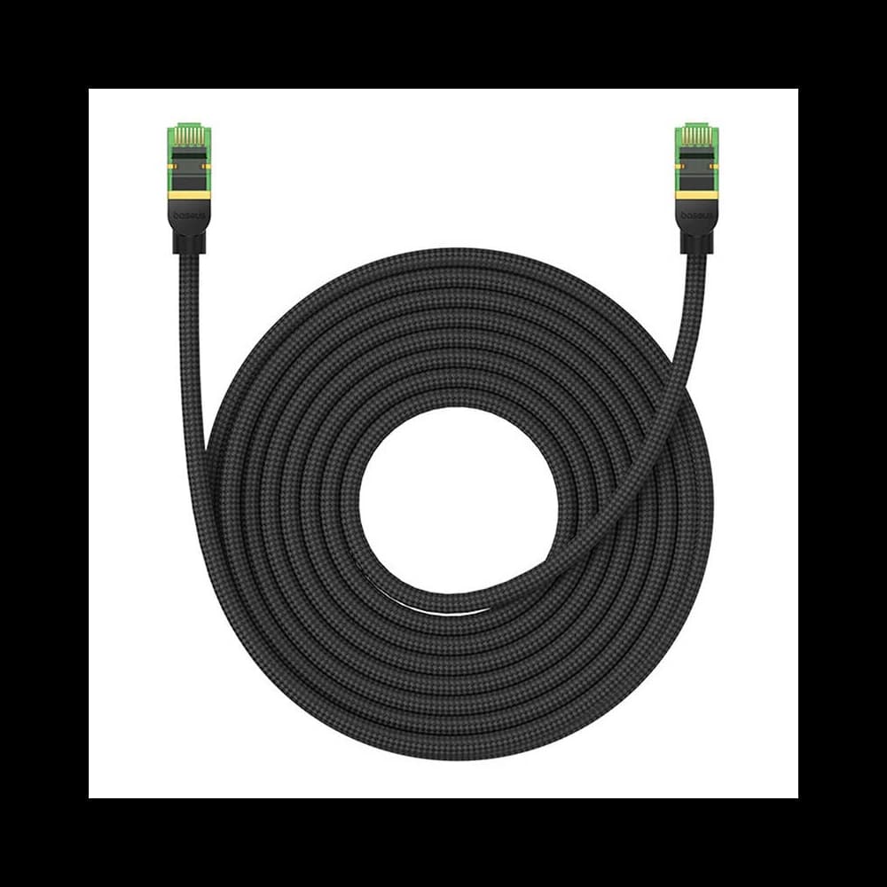 Hálózati kábel Baseus kat. 8 Ethernet RJ45, 40Gbps, 10m (fekete) - 3
